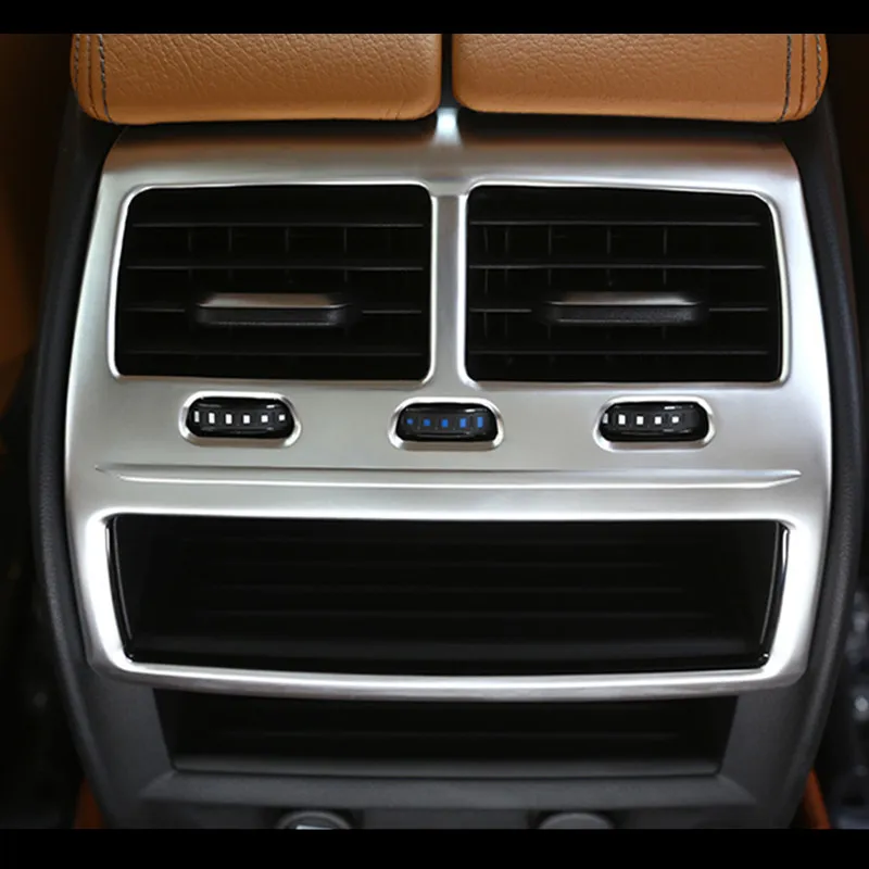 Автомобильная задняя рамка для кондиционера декоративная накладка BMW 5 серии G30 G38