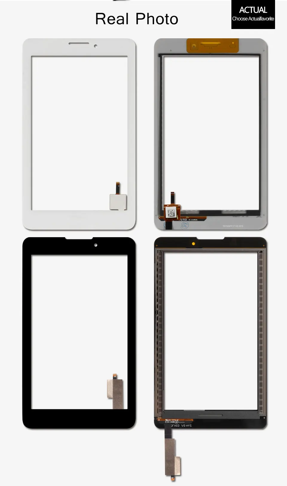 SRJTEK " для acer iconia Tab7 Tab 7 A1-713 A1-713HD сенсорный экран дигитайзер сенсор стеклянная панель планшетный ПК A1 713 713HD запчасти