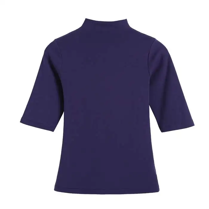 Dark Blue 228 GIGOGOU весенне-летняя женская футболка в Корейском стиле, футболка с коротким рукавом из 95% хлопка, облегающая женская футболка, женская футболка 3XL - Цвет: Dark Blue 228
