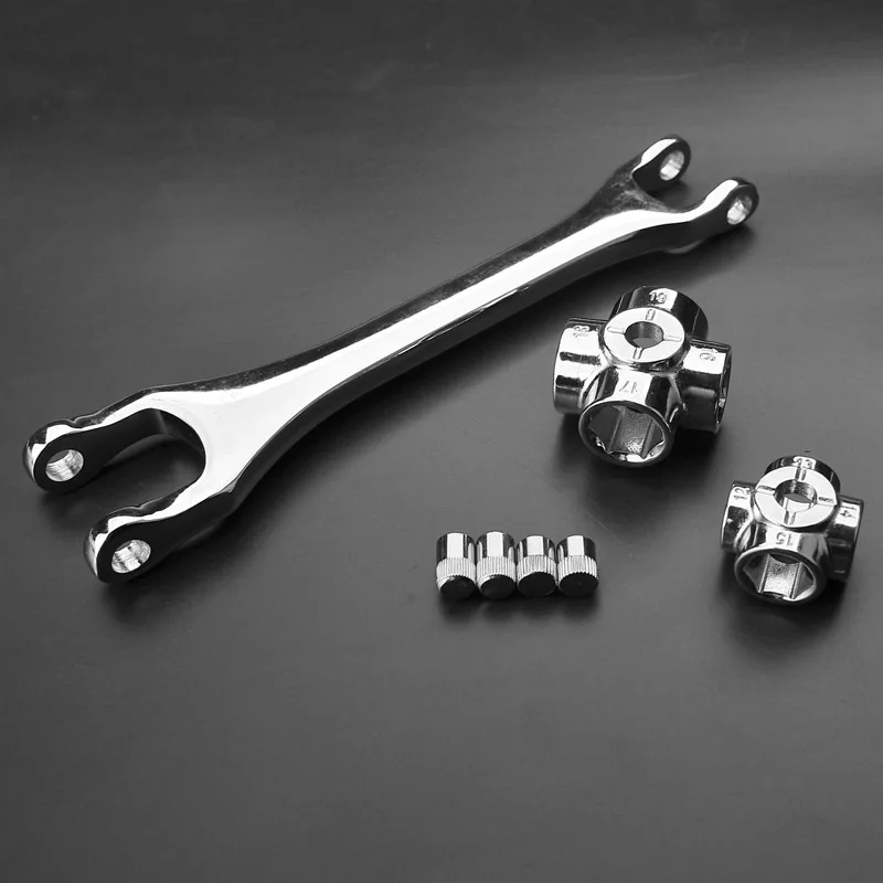 Многофункциональный 8 в 1 wrench12mm 19mm вращающийся мульти привод головок