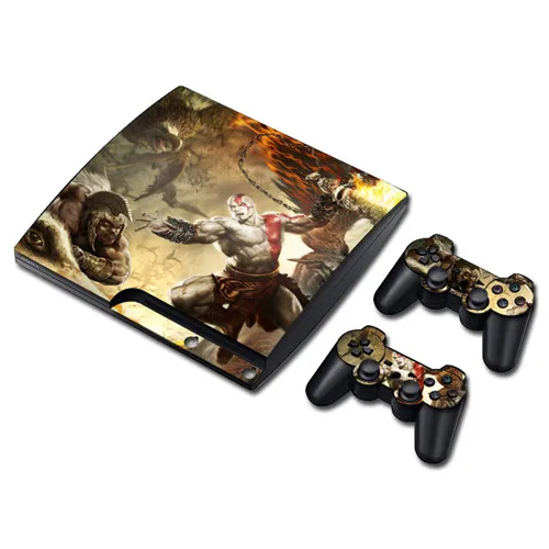 0790 Игра God of War наклейка для PS3 Slim playstation 3 консоль и контроллеры для PS3 Skins Наклейка виниловая - Цвет: 0790
