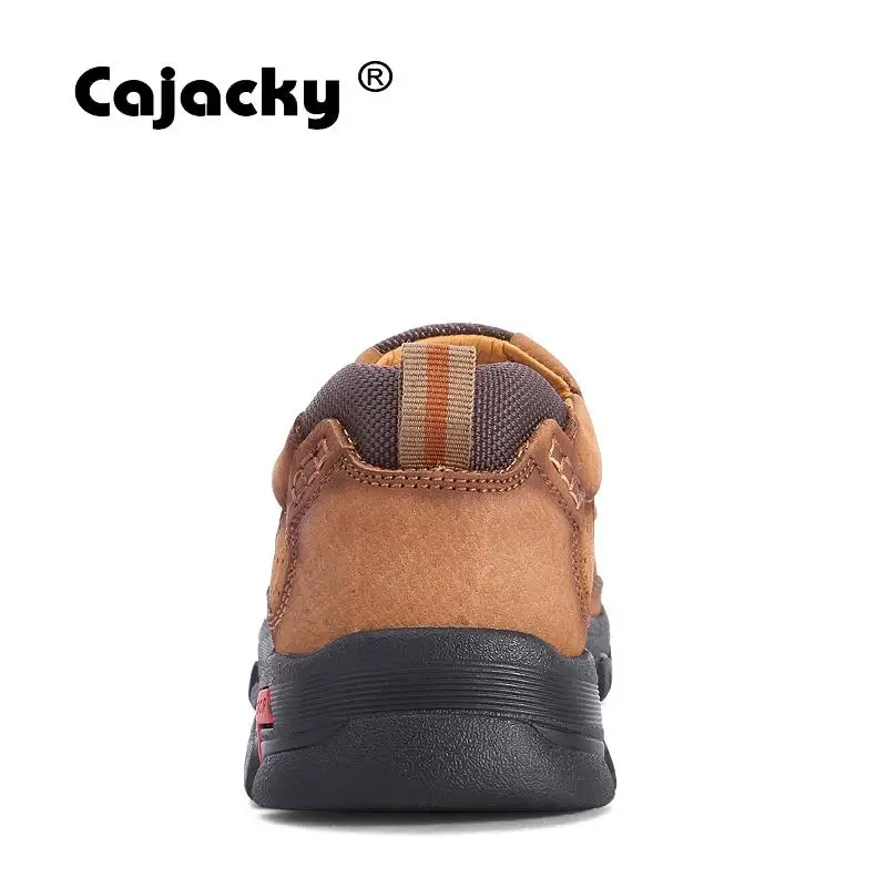Cajacky High Quality Designer Men Shoes Genuine Leather Casual Slip On Full Grain Zapatos Hombre Summer Hollow | Обувь