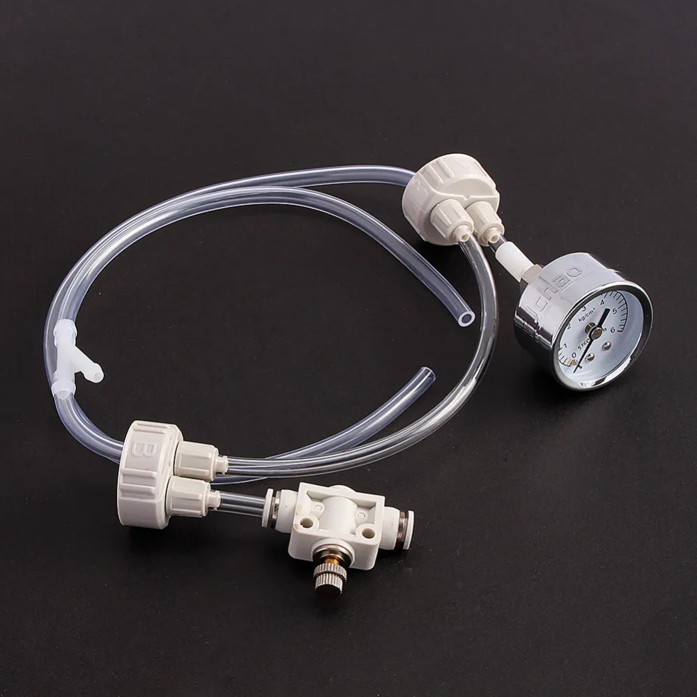 Аквариум DIY CO2 клапан диффузор с регулировкой давления воздуха водное растение Аквариум Co2 CO2 генератор системы комплект
