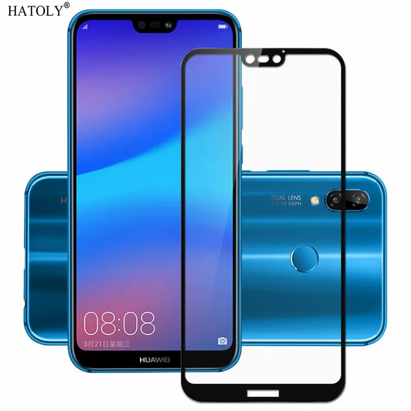 

2 шт защита экрана Huawei P20 Lite стекло закаленное стекло Huawei P20 Lite стекло Huawei P20 Lite Полное покрытие клеем стеклянная пленка