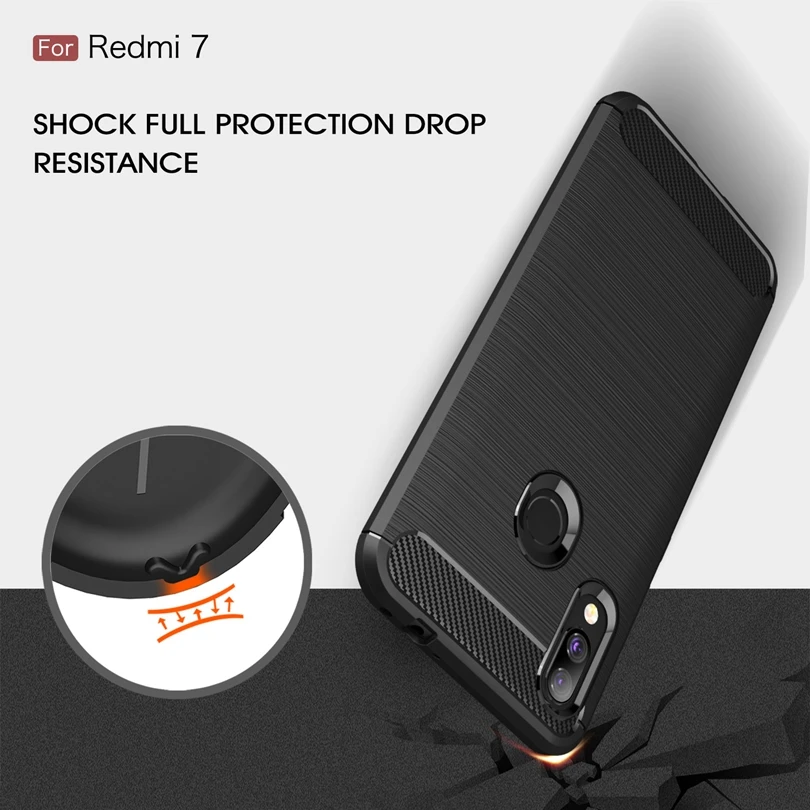 Для Xiaomi Redmi 7/Redmi7 Чехол Мягкий ТПУ прочный защитный чехол для телефона 7 Redmi7 |