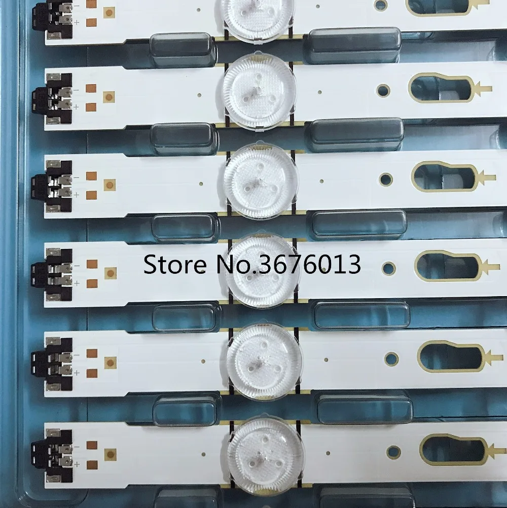 8 шт. светодиодная подсветка 813 мм 9 светодиодов для SamSung Un40j6500 UE40J6370 40 дюймов ТВ E88441