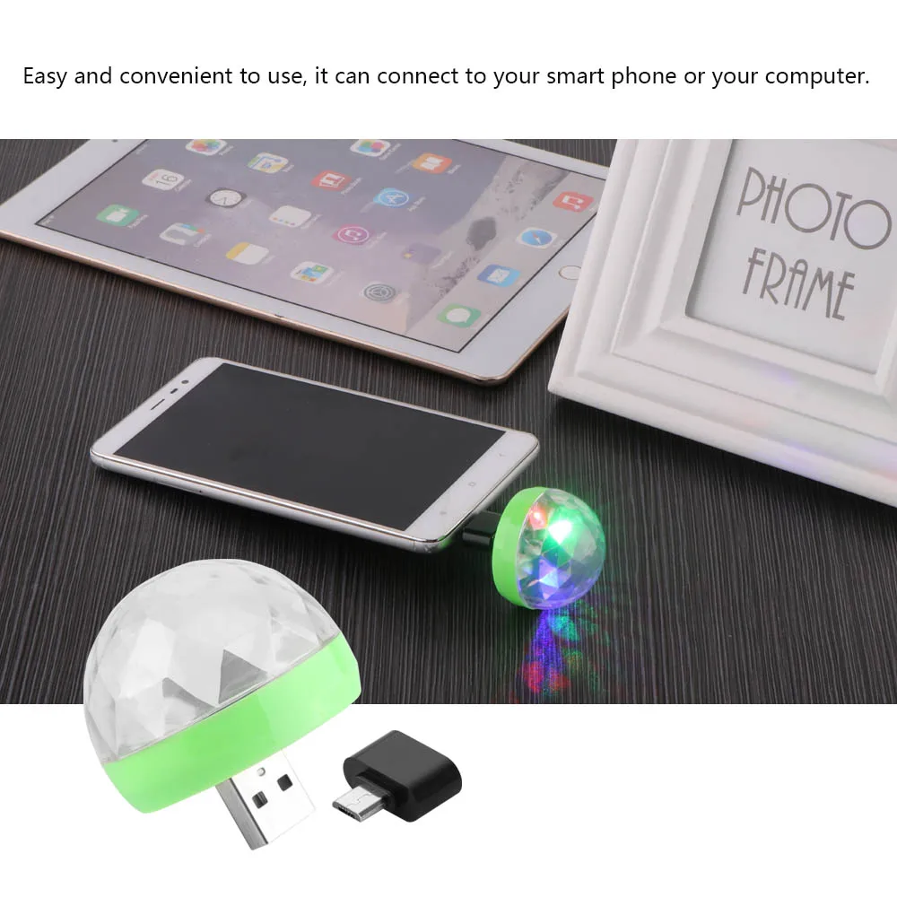 Портативный сценический USB светильник для дискотеки освещение домашвечерние