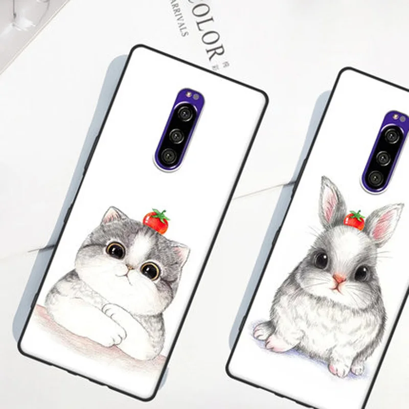 Силиконовый чехол для sony Xperia 1, чехол, Ретро камера, телефон, окрашенный Мягкий ТПУ чехол для телефона, для sony Xperia 1, J8110, J8170, J9110
