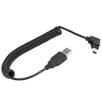 40cm usb 2 0 male to mini usb 2 0 male 90 degree mini usb up or down angle left or right angled retractable data charging cable