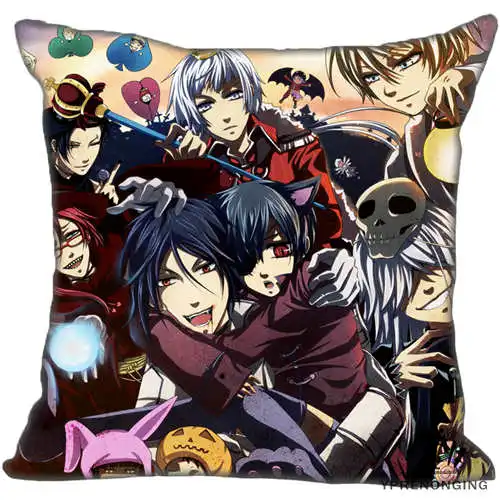 Pillowcase Лучший пользовательский черный-Батлер(1)@ Подушка Чехол Спальня дома квадратная Наволочка на молнии(с одной стороны)#190404-01-77 - Цвет: Pillowcase
