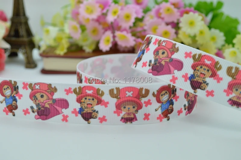 50Y DUWES 7/8 &quot22 мм мультфильм печатных grosgrain ленты hairbow DIY ручной работы одежда