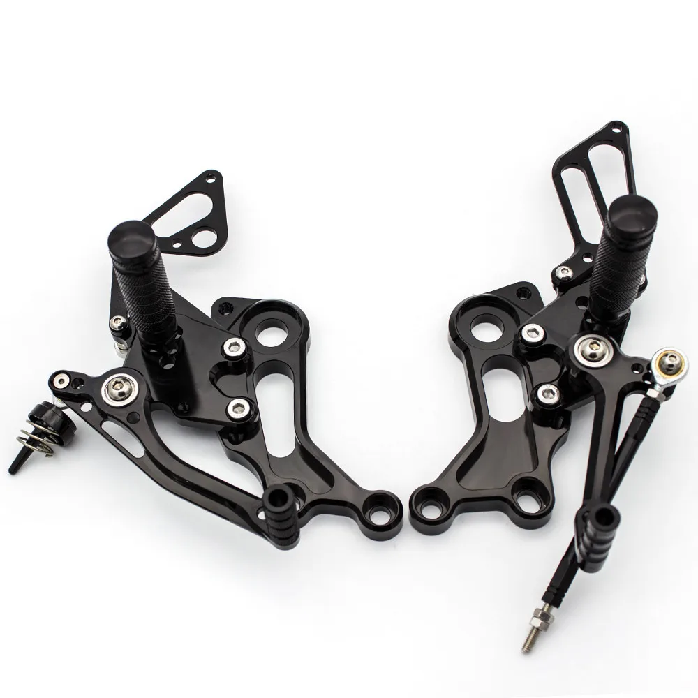 FXCNC Алюминий мотоцикл Rearset сзади комплект Подножки педаль подножек подставка для