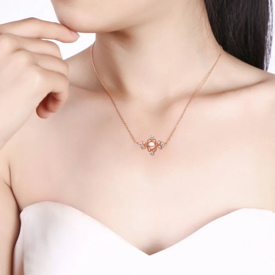 Роскошные ожерелья с подвеской из натурального камня для женщин Стерлинговое