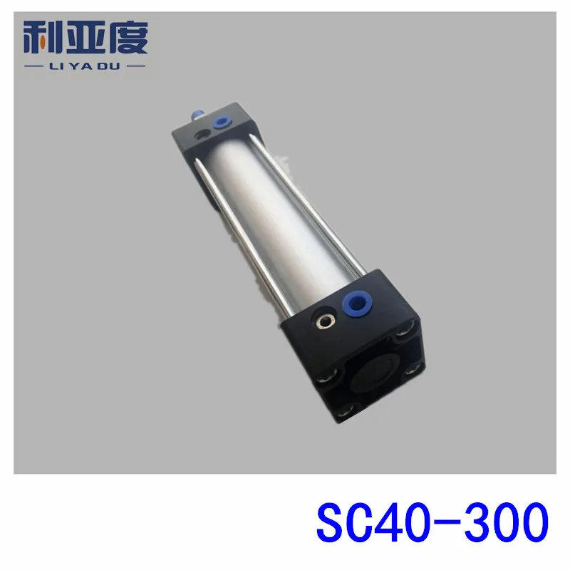 

SC40*300 Rod aluminum alloy standard cylinder SC40X300 pneumatic components 40mm Bore 300mm Stroke