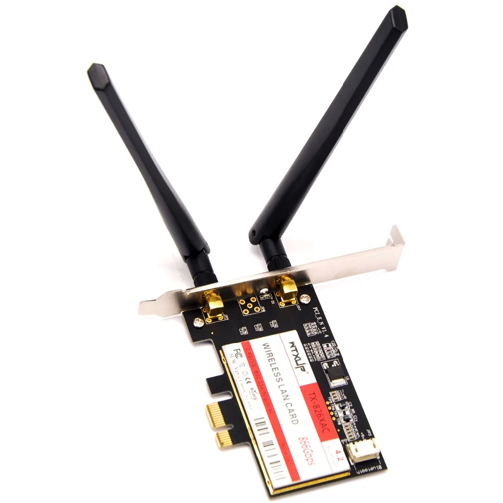 WTXUP 8260AC 802.11ac 867 Мбит/с PCI E Wi Fi адаптер Express WLAN карта с Bluetooth 4 2 для Intel AC8260 + антенна *