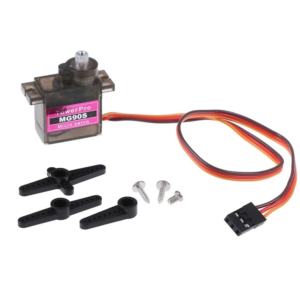 MG90S металлическая Шестерня цифровой сервопривод для вертолета Rc лодки
