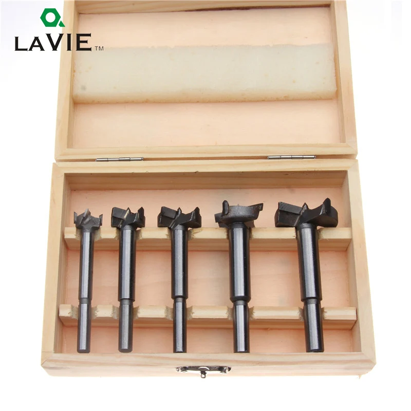 Набор насадок для дрели LAVIE DB03002 комплект из 5 твердосплавных 15 20 25 30 35 мм сверления