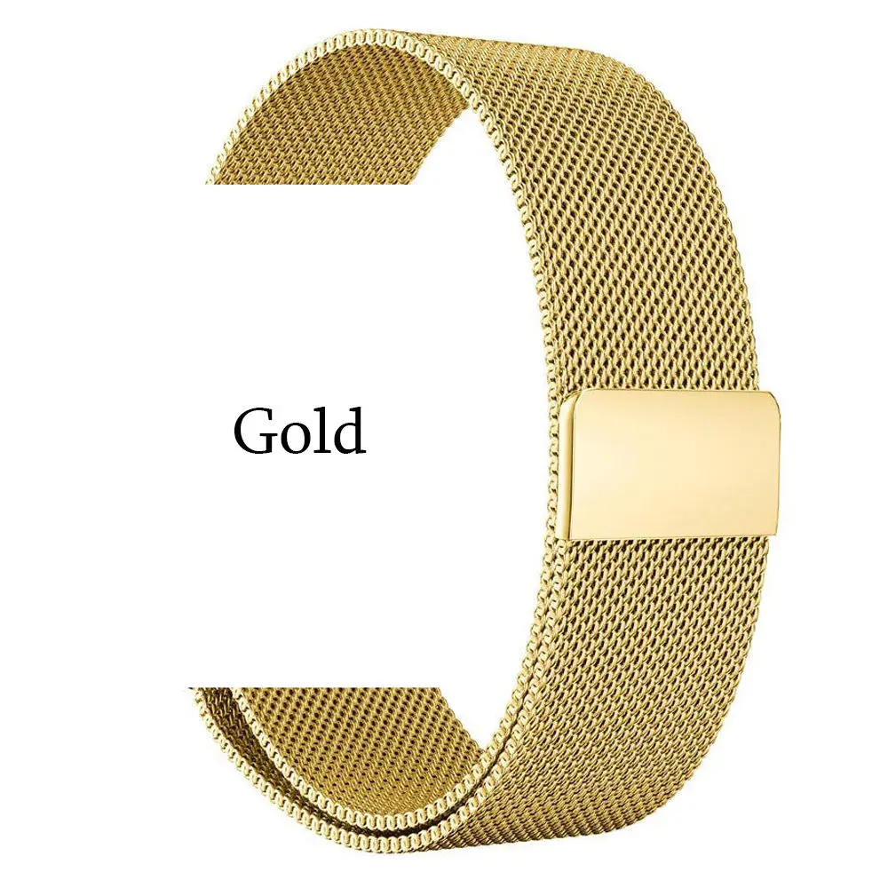 Gold TORQUILA Миланский ремешок для наручных часов Apple Watch Series 4/3/2/1 38 мм/40 мм Нержавеющая сталь магнитный металлический ремешок для наручных часов iWatch, 42 мм/44 мм - Цвет ремешка: Gold