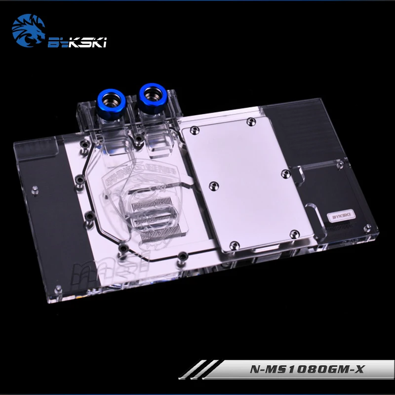 Bykski полное покрытие GPU водяное охлаждение RGB блок для MSI GTX 1080 1070 N-MS1080GM-X |