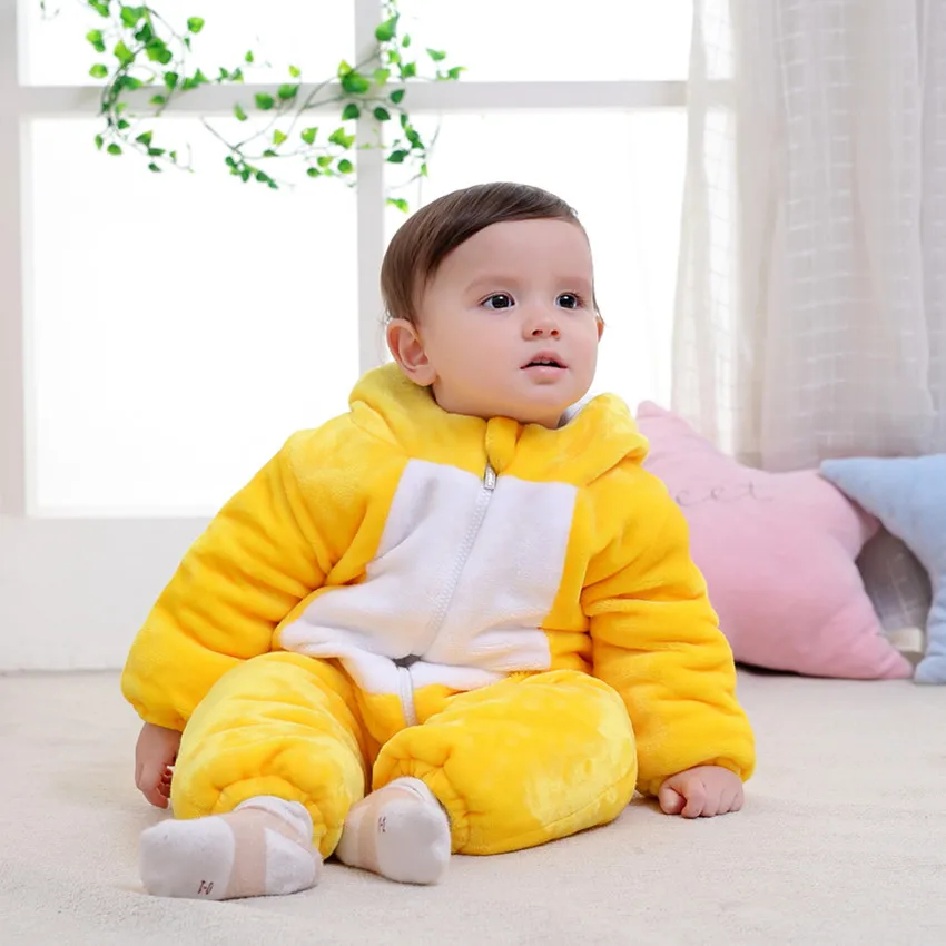 J00484 LittleChick/стильные детские комбинезоны зимние утепленные для младенцев Милая
