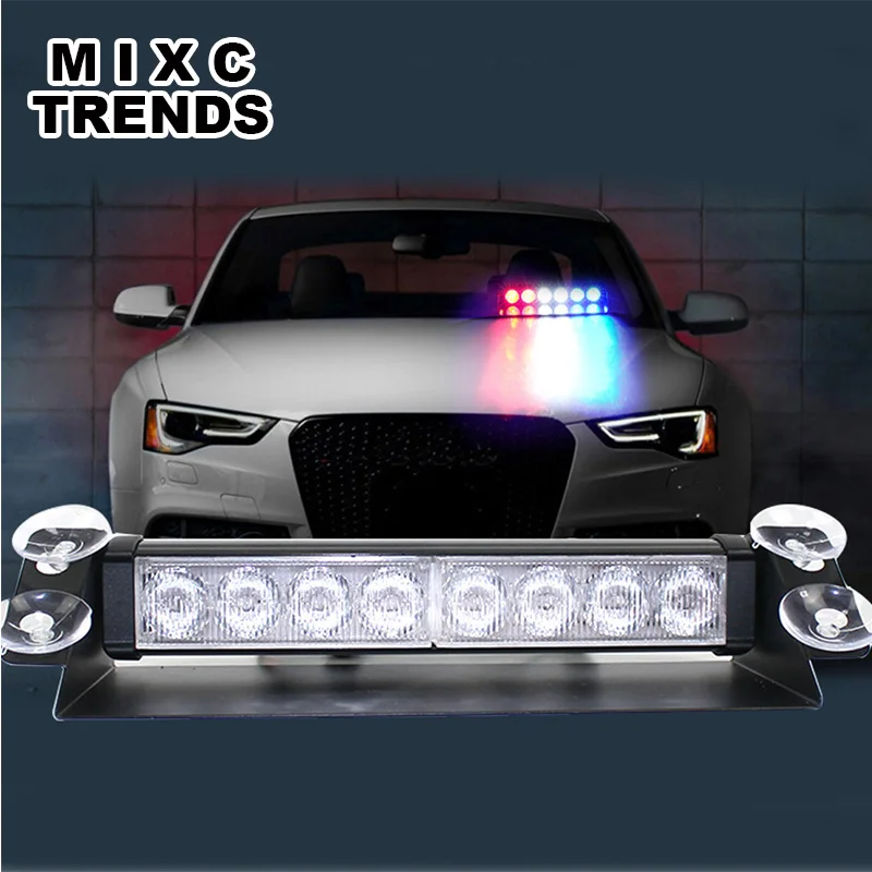 MIXC тенденции по индивидуальному заказу 8LED для полицейской машины стробоскоп