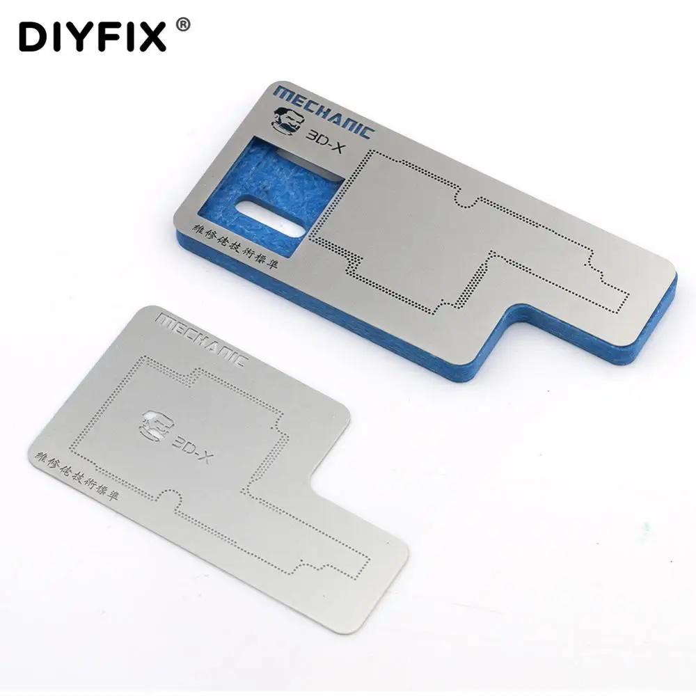 

Трафарет 3D BGA для iPhone X/XS/XR/XS MAX, набор паяльных сетей для снятия пазов, клея, оловянной посадки