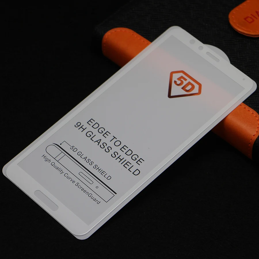 5D Full Glue Cover Tempered Glass For Huawei Honor 7X Screen Protector Coverage Protective Film | Мобильные телефоны и