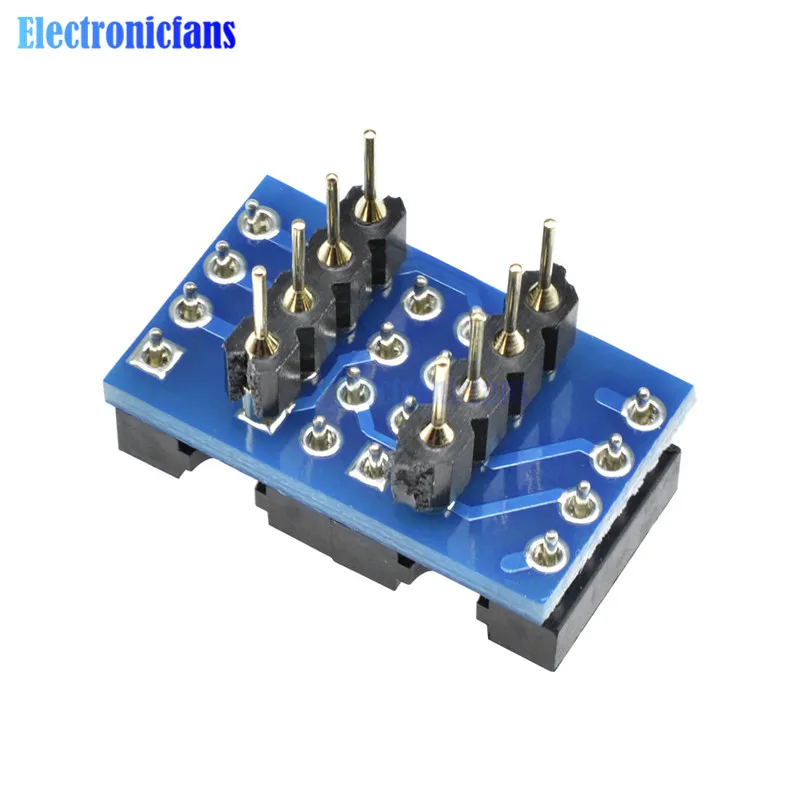 Двойной DIP8-DIP8 моно Opamp PCB + Pin + Socket для NE5532 OPA2132 OPA627 TL072 P07