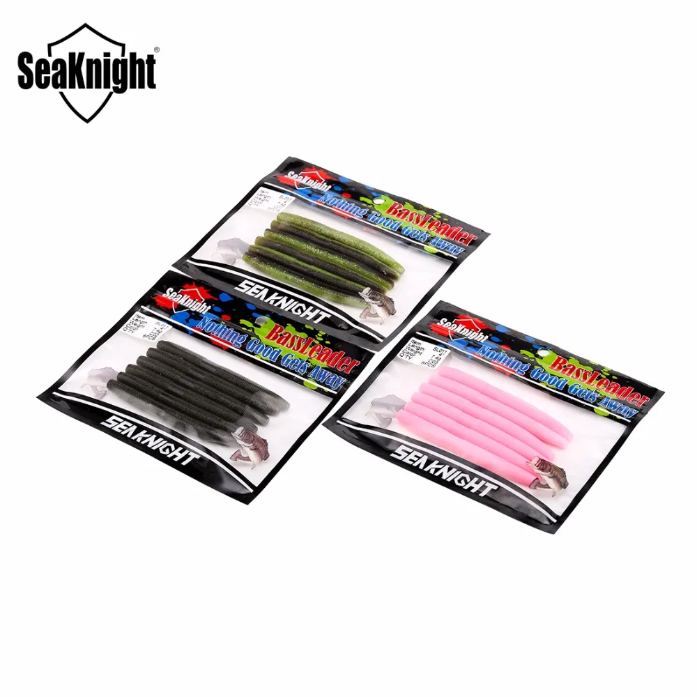 SeaKnight Мягкая приманка SL011 7 4 г дюйма 102 мм 6 шт. для ловли карпа Senko червь приманки