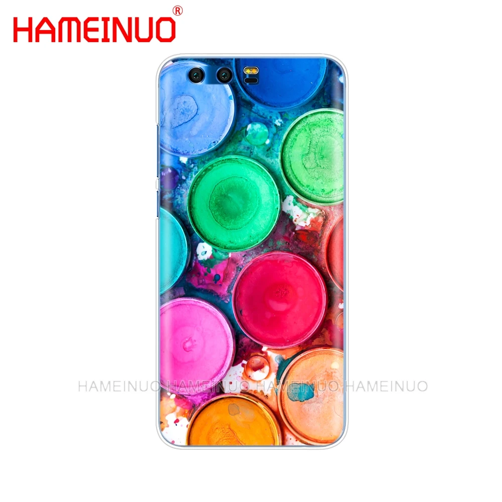 Цветной набор акварельных красок HAMEINUO чехол для телефона Huawei Honor 10 V10 4A 5A 6A 7A 6C 6X 7X 8