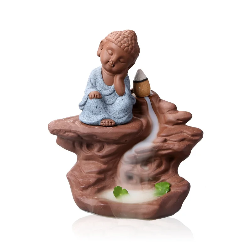 Домашний декор креативная буддистская лампа курильница керамическая | Дом и сад