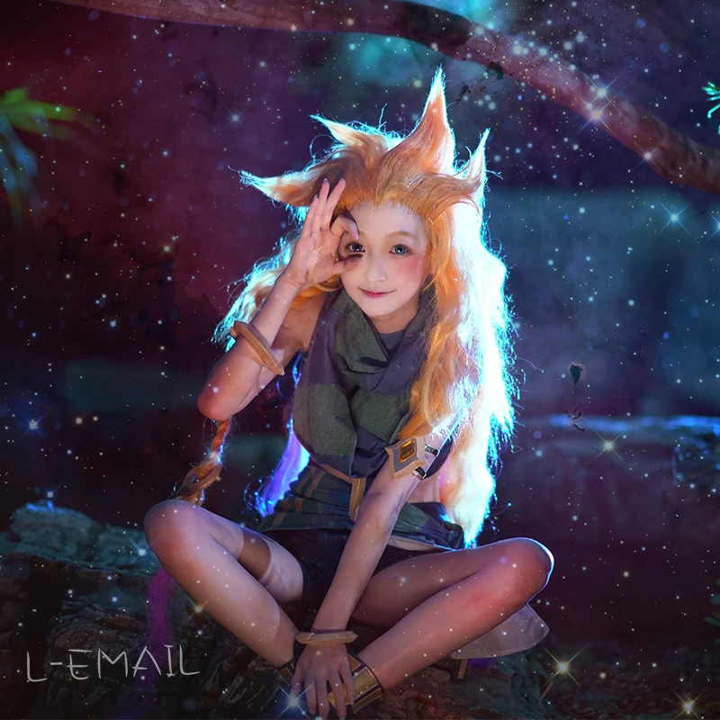 Горячая Игра LOL аспект Сумерки Зои униформы косплей костюм Бесплатная