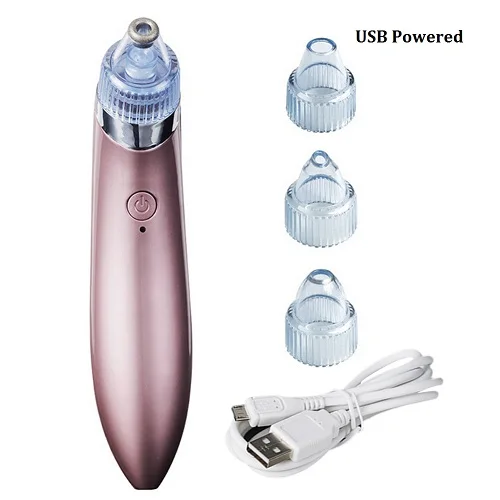 USB Powered Профессиональный вакуумный аппарат для очистки пор и удаления черных точек электрическая отшелушивающая очистка от акне - Цвет: USB Powered