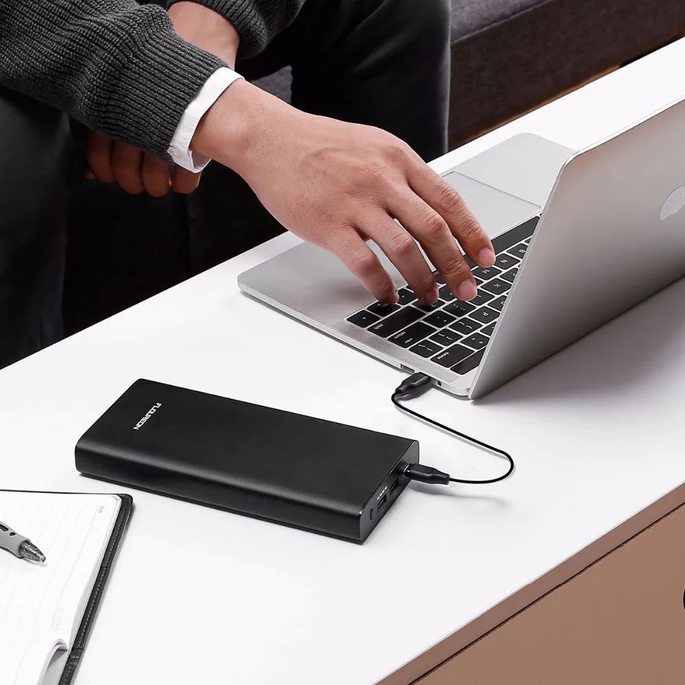 Flouren power Bank 26800 мАч usb type C PD быстрое зарядное устройство для iPhone XS Max XR 8 samsung S9 HUAWEI mate 20 ноутбуков