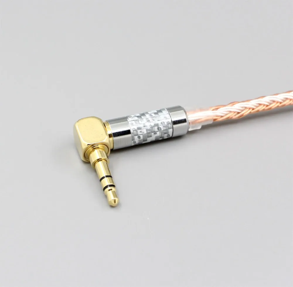 LN006258 2,5 мм 3,5 мм 4,4 мм xlr Сделано в Китае 16 ядра с серебряным покрытием OCC(8*100 ядра) кабель для наушников для Mr колонки эфир Alpha собака Prime