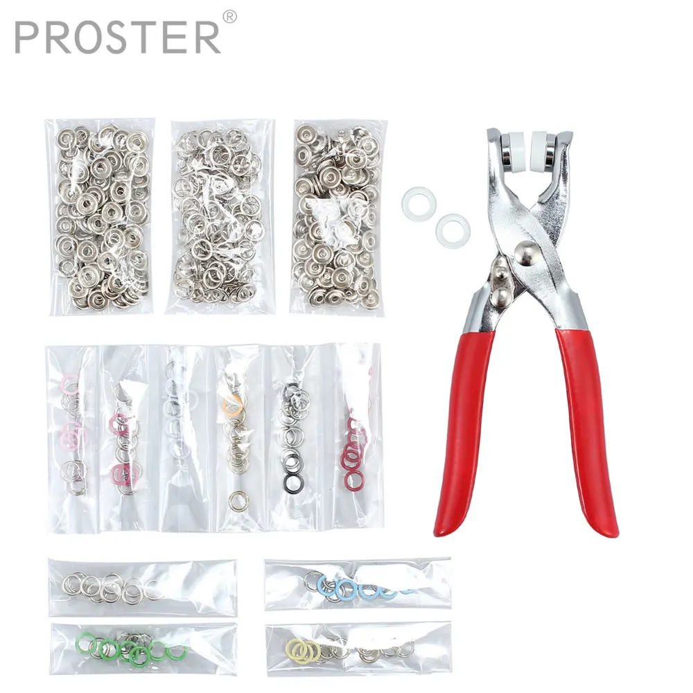 Proster 100 комплекты 9 5 мм оснастки кнопки ящик для инструментов с Кнопка крепления