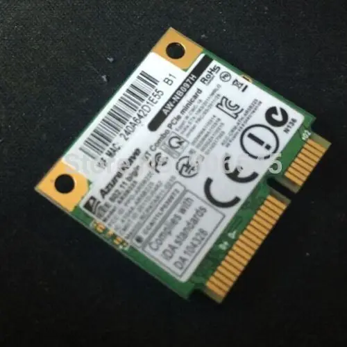 Для AzureWave AW NB097H NB100H NB126H AR9485 AR3012 AR5B225 Mini PCI e Bluetooth BT Wlan Беспроводная Wifi карта|wireless wifi