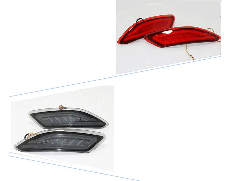 

eOsuns Rear Bumper tail light fog lamp Brake Lights daytime running for Honda VEZEL 2015-2017