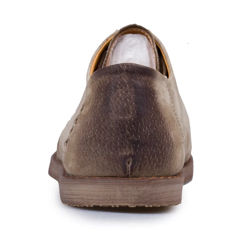 2017 Для мужчин удобные Повседневная кожаная обувь Мужская Мода Дышащая на плоской