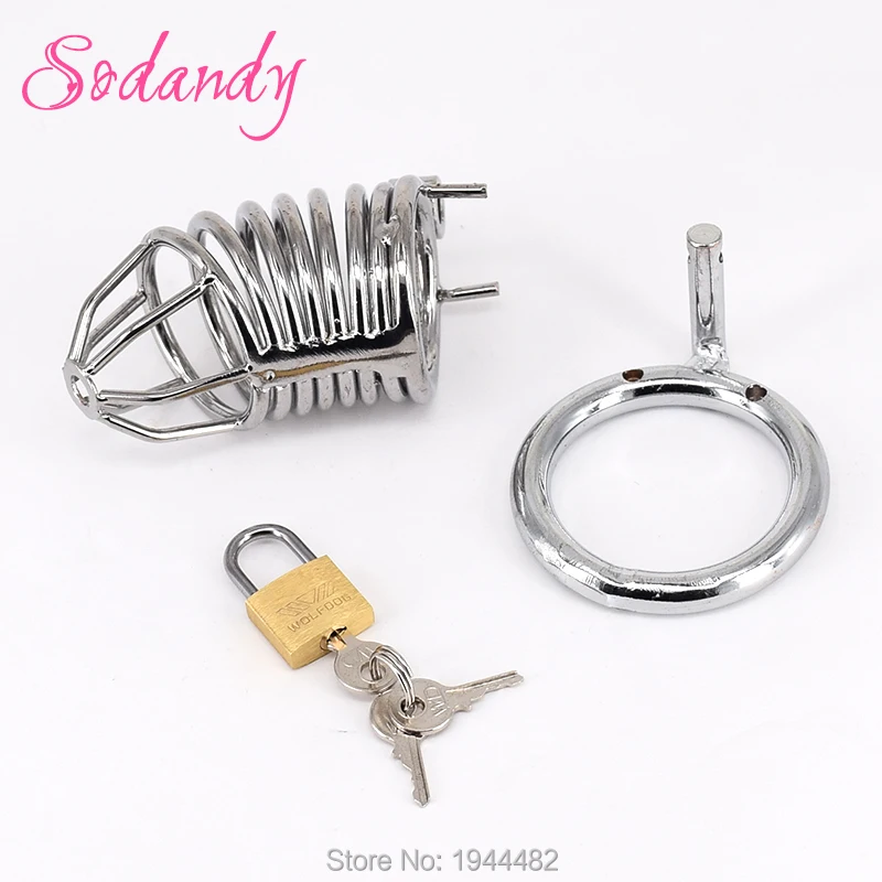 Мужские устройства целомудрия SODANDY металлическая клетка на член мужское