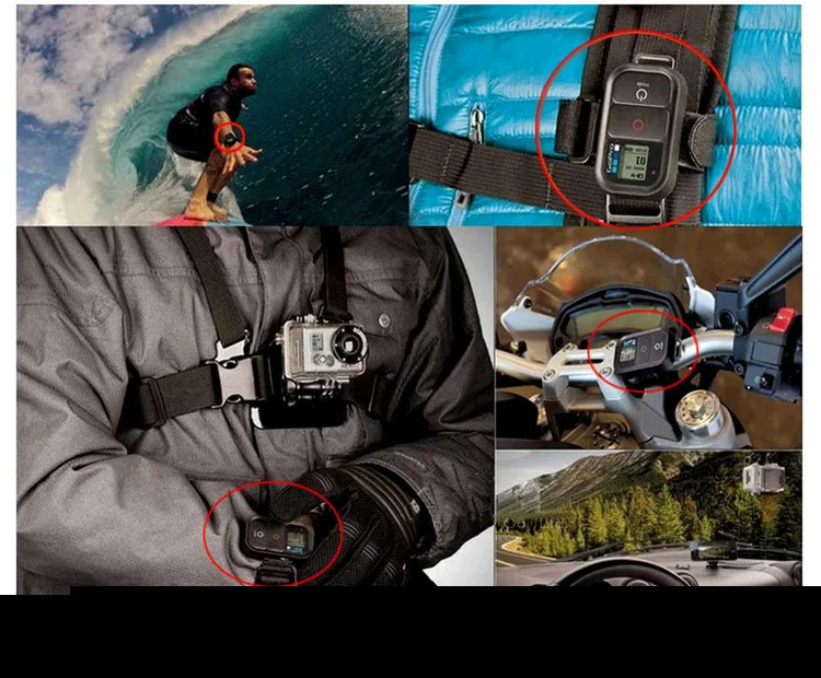 Для GoPro Hero 4/3 +/3 пульт дистанционного управления + удлинитель монопод штатив