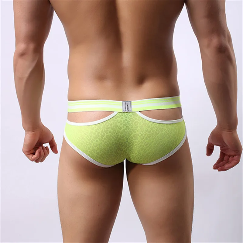 Сексуальное кружевное белье для мужчин дешевые Чехол Мужские трусы мужские