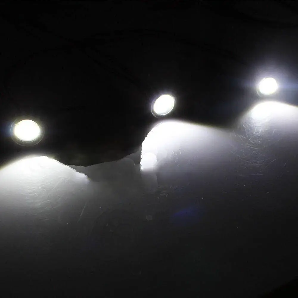 1 set white Для Ford 2009- F150 SVT RAPTOR Средний Светодиодный свет белый желтый свет автомобиля декоративный свет автомобиля Свет 12v 6000k - Цвет: 1 set white