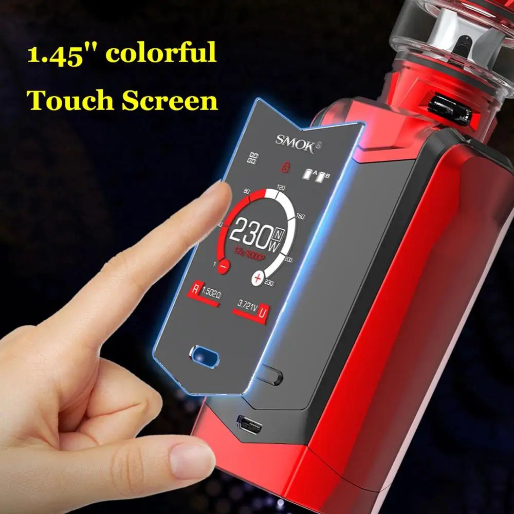SMOK SPECIES Kit 230w вид мод 5 мл TFV8 Baby V2 бак A1 A2 катушка электронная сигарета комплект VS E