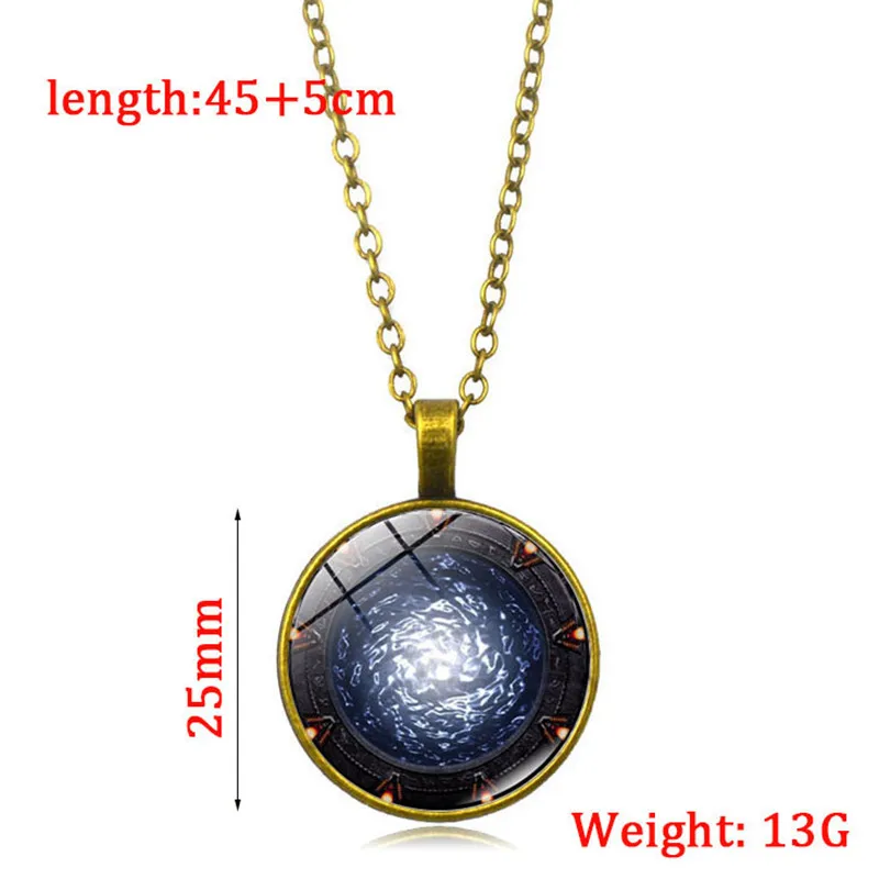 Светящиеся в темные украшения Звездные ворота портал стеклянный купол подвеска