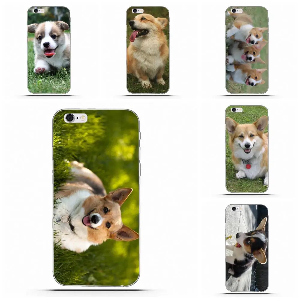 Чехол Corgi Dog щенок для Huawei G7 Y6 II Y7 Xiaomi Redmi Note 2 3 5 Mi 4 4C 4I 5S 5X 6X 8 SE Pro мягкий чехол из ТПУ