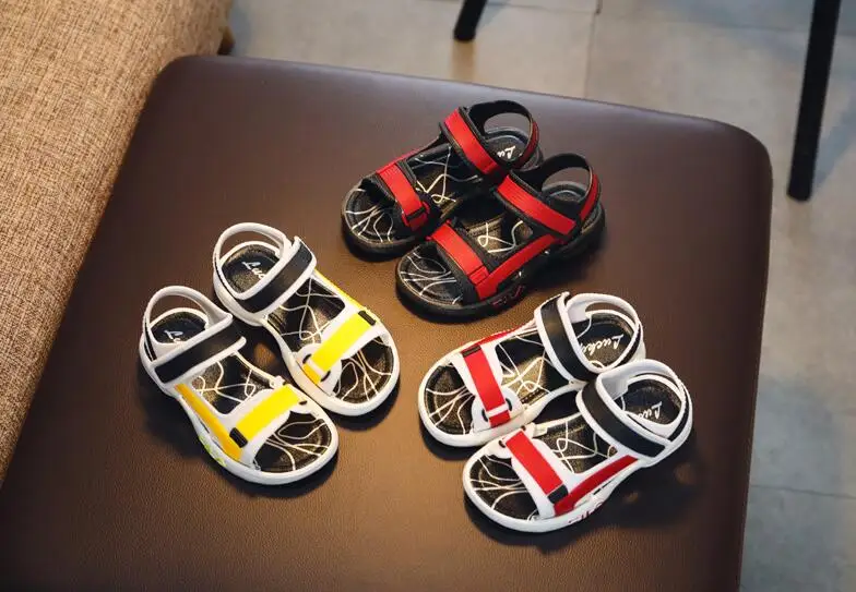 Сандалии для мальчиков Новинка лета 2019 детские сандалии большого размера в