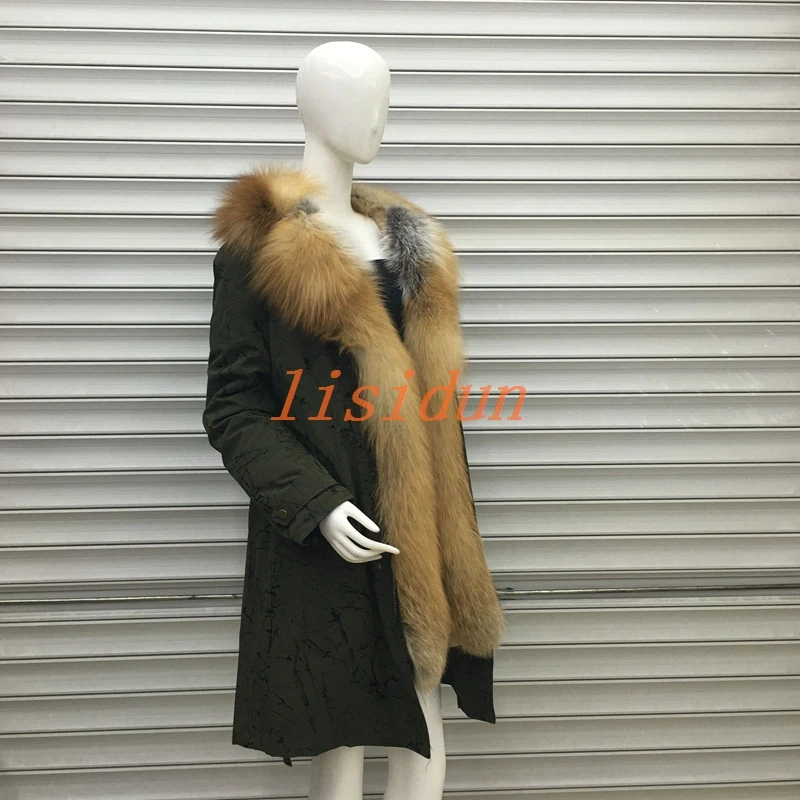 

free shipping women real fur coat popular fur coat luxury fox coat vest fashion parks fur red fox warm winter outerwear fur coat
