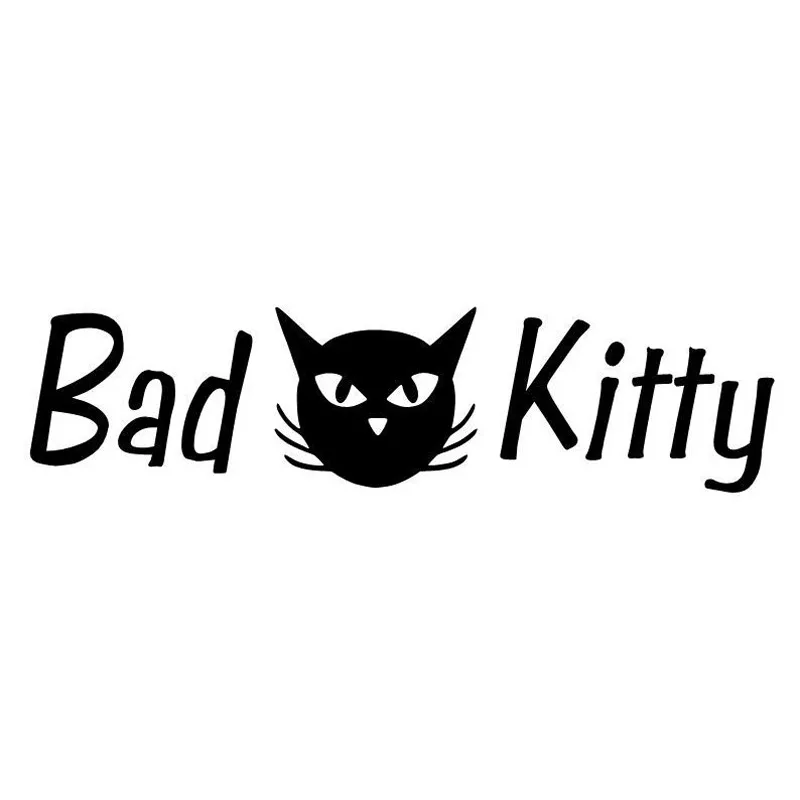 Bad Kitty кошка животное для Авто/бампер/окно виниловая наклейка наклейки DIY Декор