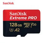 SanDisk Micro SD карта памяти 32 Гб 64 Гб 128 ГБ 256 Гб MicroSD Max 170 МБс.с Extreme PRO microSDXC UHS-I TF флэш-карта для телефона